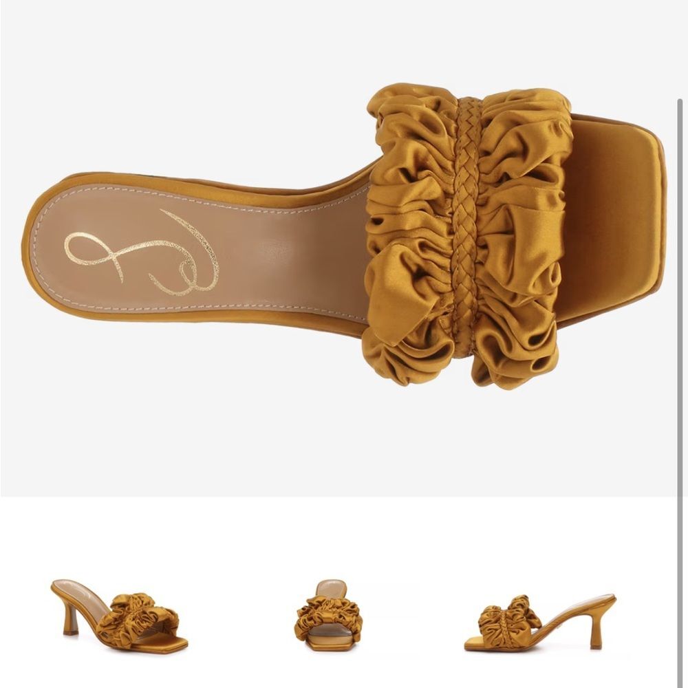 Sam Edelman Women’s Gold Kady Sandals- Size 5.5 - Picture 3 of 9